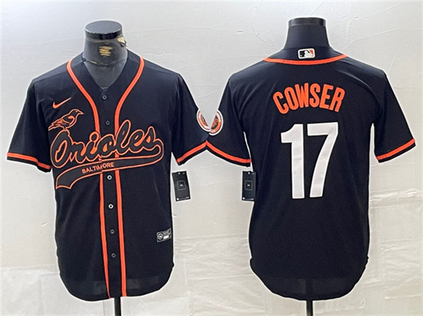 Baltimore Orioles #17 Colton Cowser Black Cool Base Stitched Jersey - Zenithce