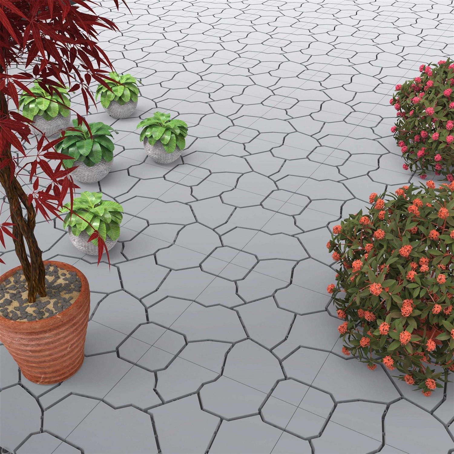 Pure Garden Patio & Deck Tiles-Interlocking Eco-Friendly Outdoor Flooring Pavers - Zenithce