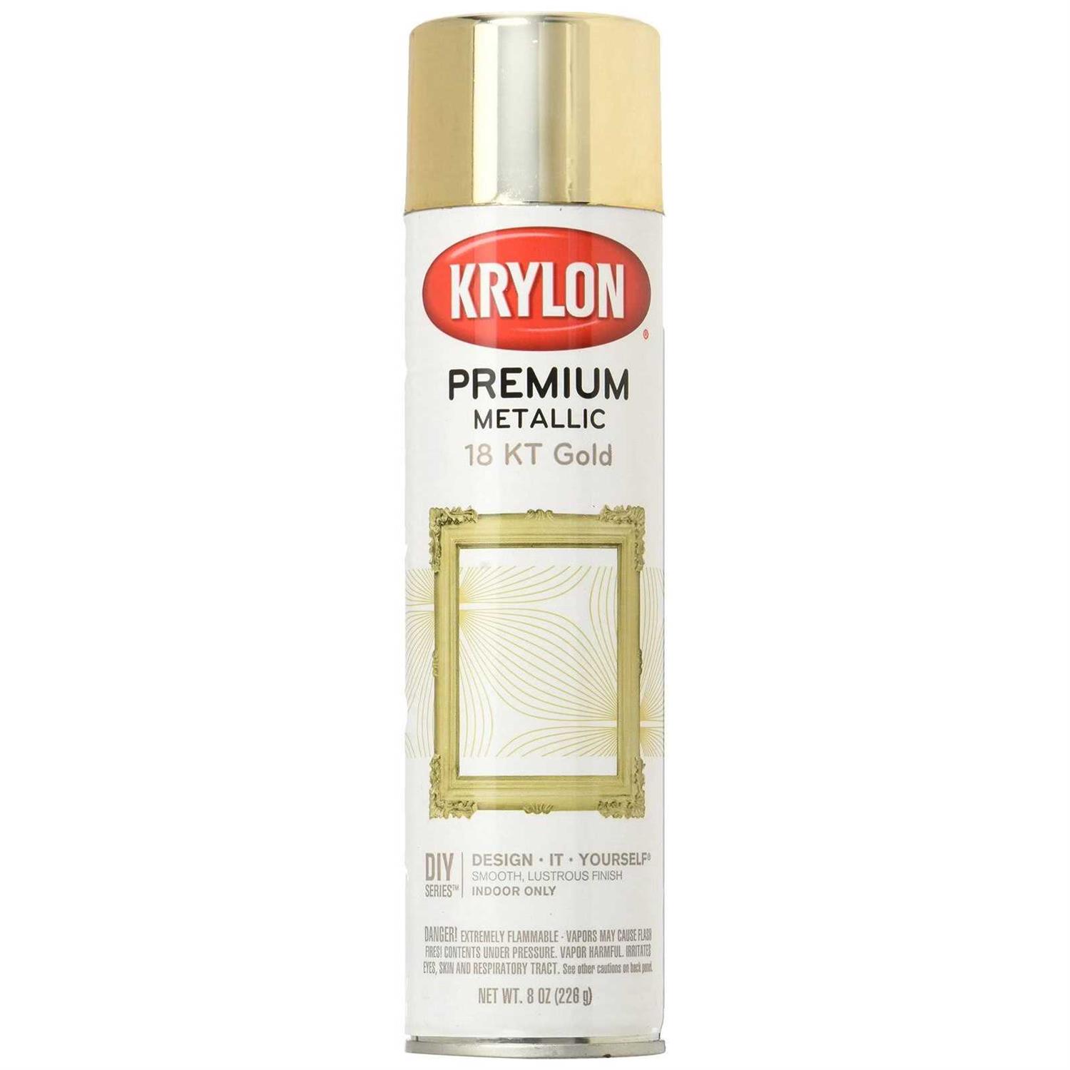 Krylon Premium Metallic Foil Spray Paint - Zenithce