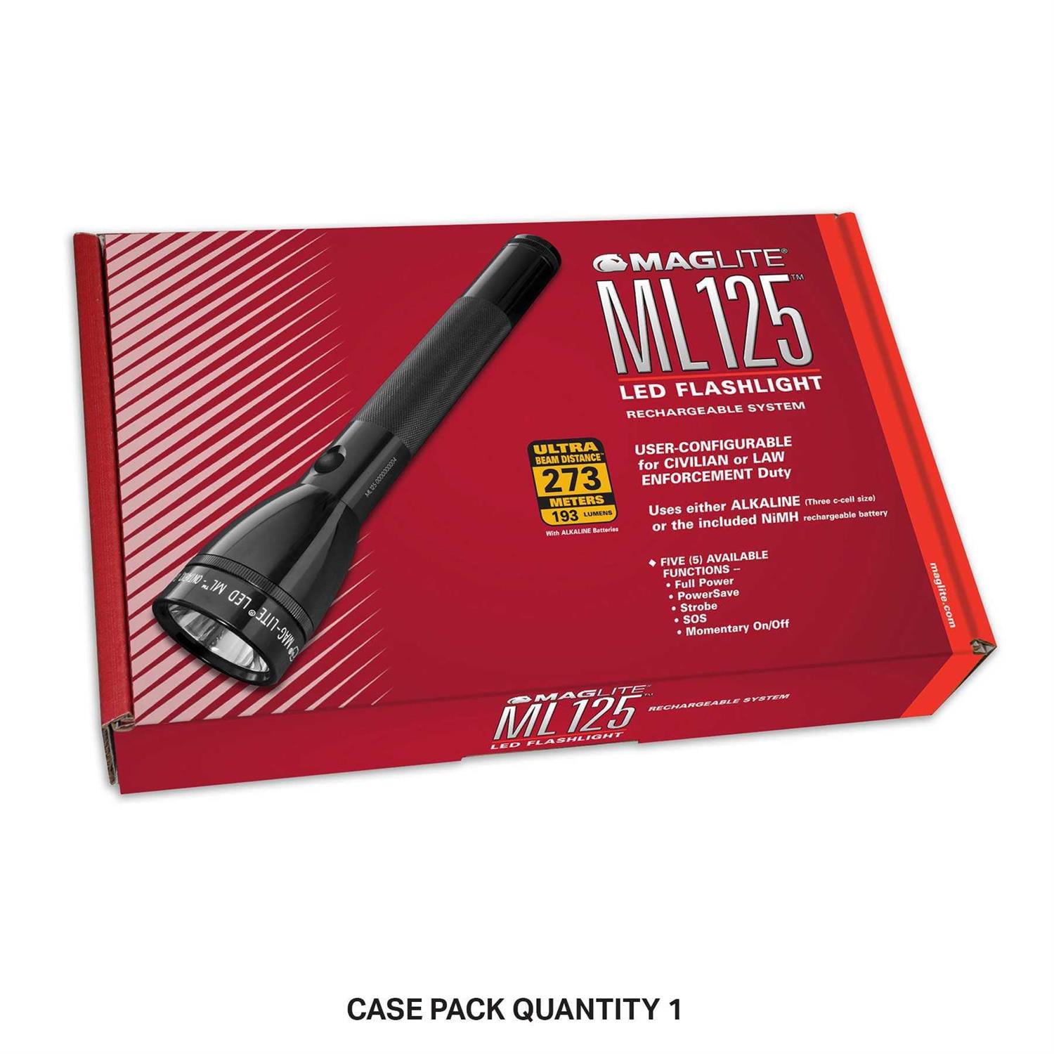 Maglite ML100 3 C Cell LED Flashlight - Zenithce