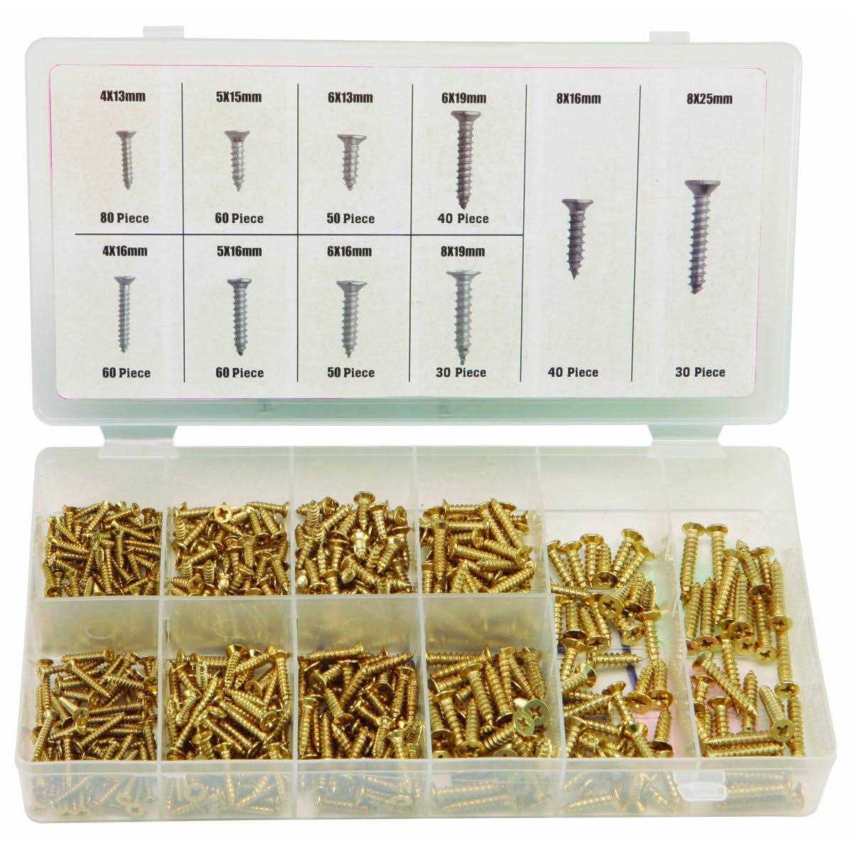Storehouse 500 Piece Aluminum Blind Rivet Assortment - Zenithce