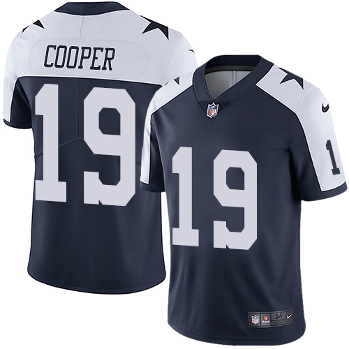 Cowboys #Dallas Cowboys #19 Amari Cooper Navy Thanksgiving Vapor Untouchable Limited Stitched Jersey - Zenithce