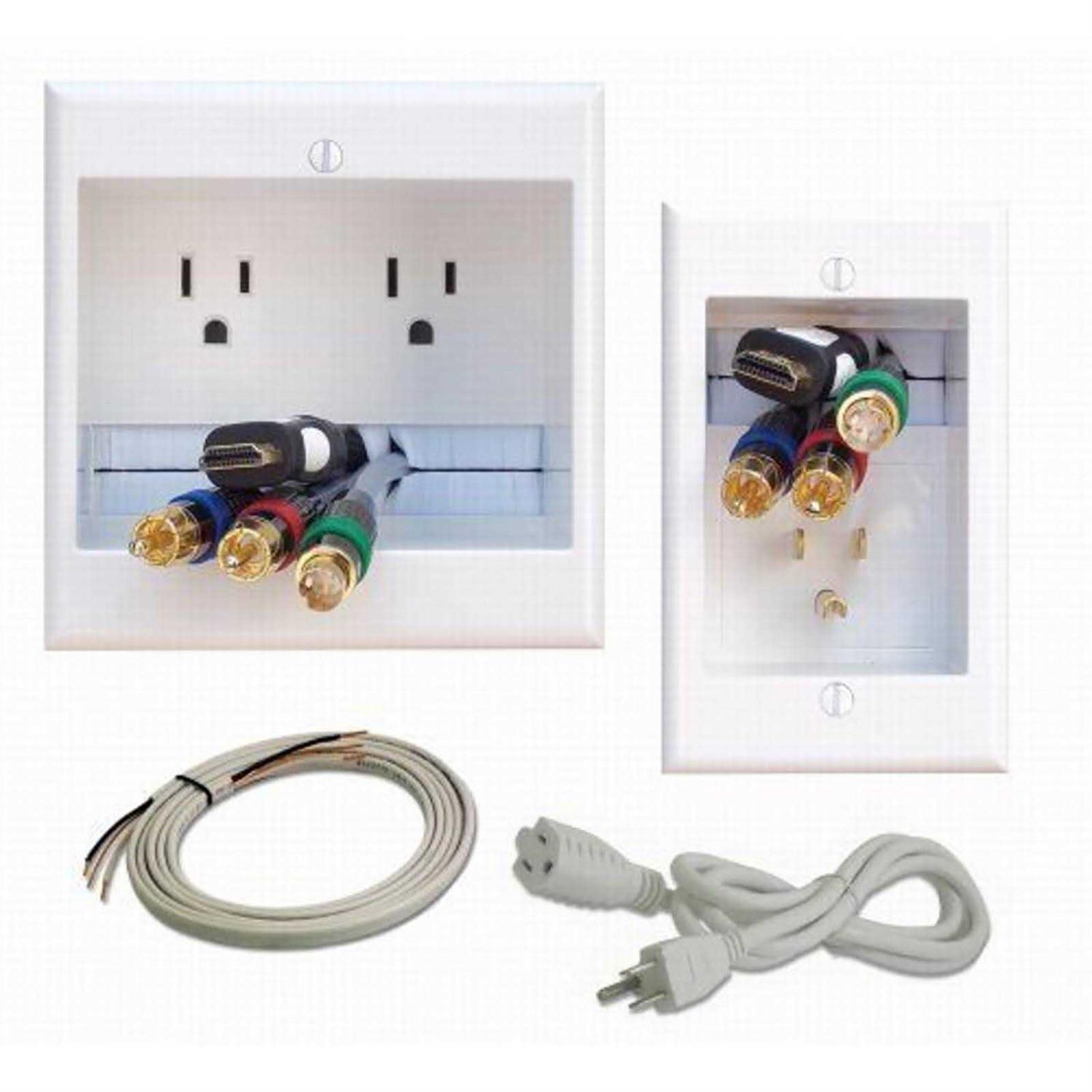 PowerBridge TWO-CK In-Wall Cable Management System for Wall-Mounted TVs - Zenithce