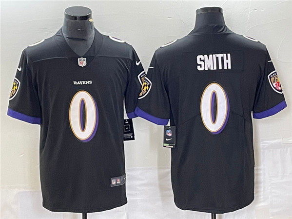 Baltimore Ravens #0 Roquan Smith Black Vapor Untouchable Limited Stitched Jersey - Zenithce