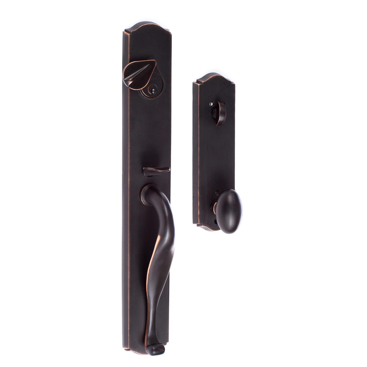 Sure-Loc Hardware SHR-RD1  12 Inch 2-sided Round Shower Door Handle - Zenithce
