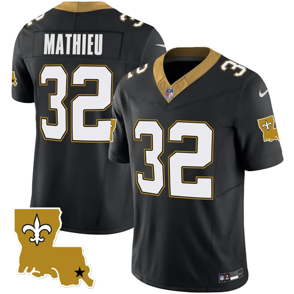 New Orleans Saints #32 Tyrann Mathieu Black 2023 F.U.S.E. 1987 Legacy Vapor Stitched Jersey - Zenithce