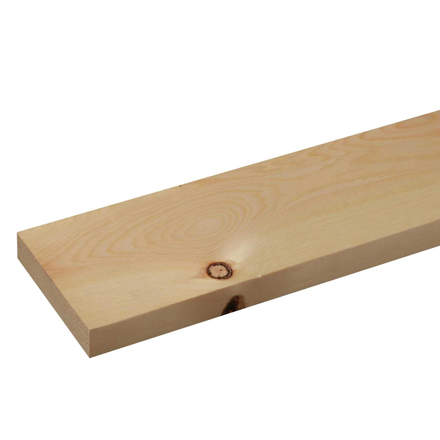 Unbranded 1-in x Unfinished #2 Pine Board - Zenithce