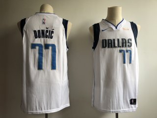 Dallas Mavericks #77 Luka Doncic White Swingman Stitched Jersey - Zenithce