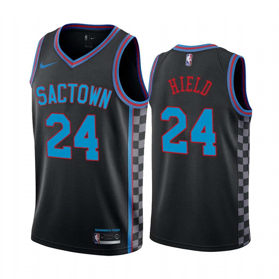 Kings #24 Buddy Hield Black Swingman 2020-21 City Edition Jersey - Zenithce