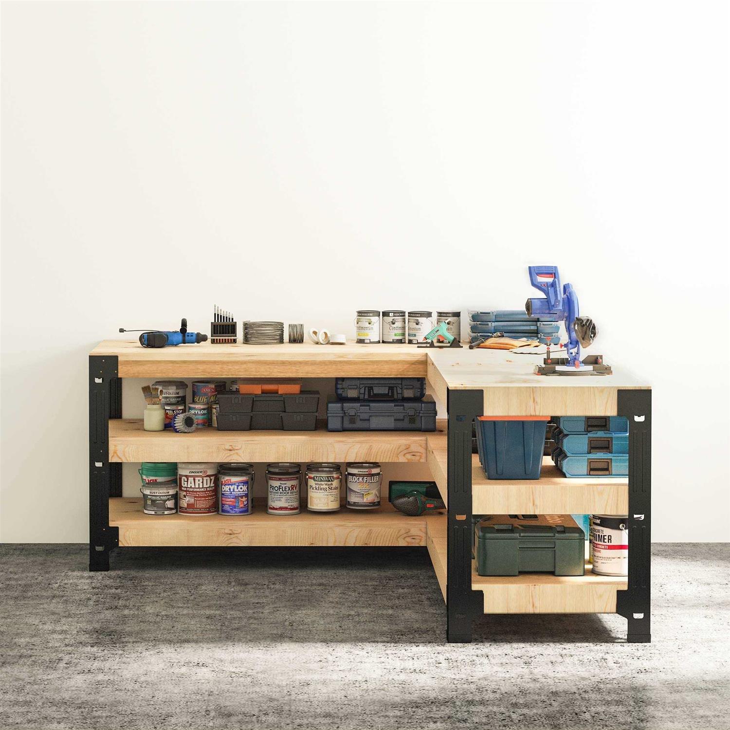 FLEXIMOUNTS Manual Height Adjustable Work Bench - Zenithce
