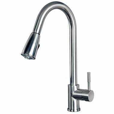 Olympia Faucets Pull Down Single Handle Kitchen Faucet K-5040 - Zenithce