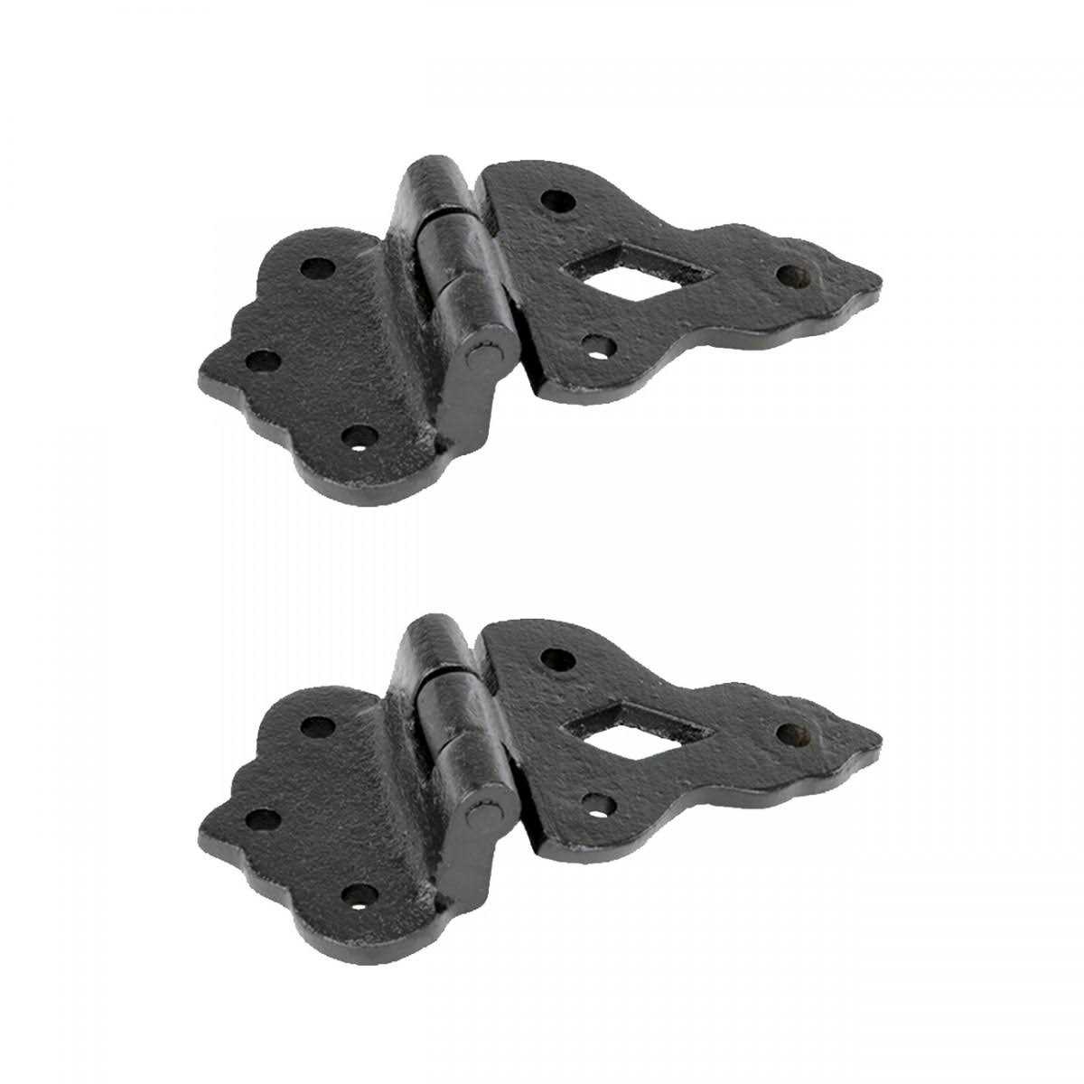 Renovators Supply Fence Gate Latch Lock Black Iron Gate Latch 12 inch - Zenithce