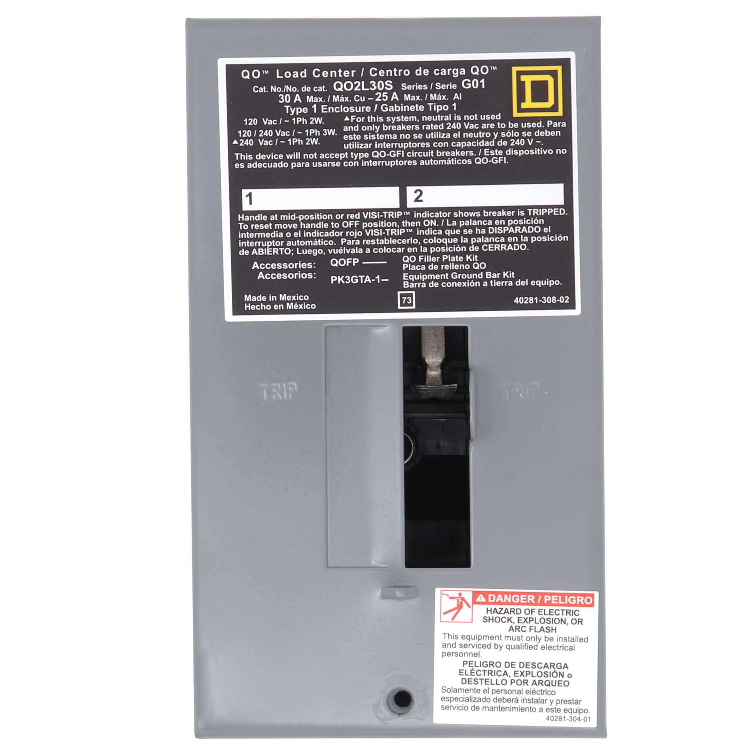 Square D QO250GFI Circuit Breaker - Zenithce