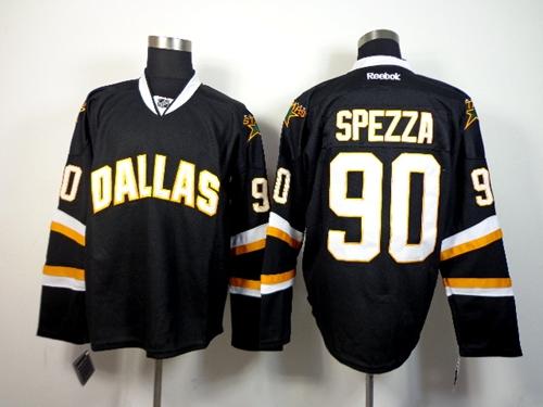 Stars #90 Jason Spezza Black Stitched Jersey - Zenithce