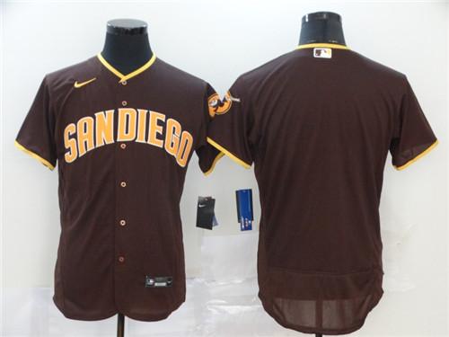 San Diego Padres Blank Coffee Flex Base Stitched Jersey - Zenithce