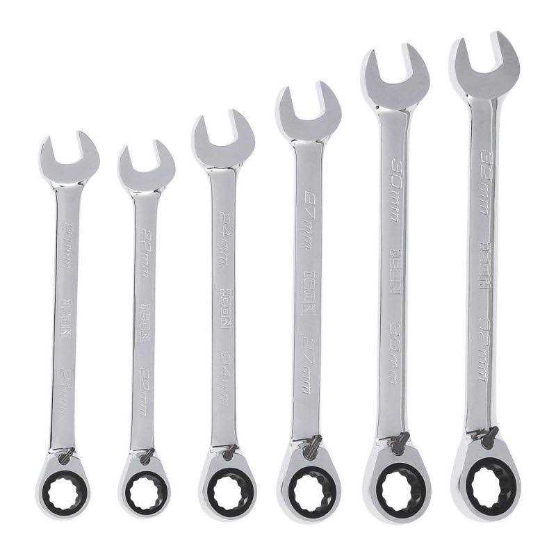 Pittsburgh Fully Polished Metric Combination Wrench Set - Zenithce