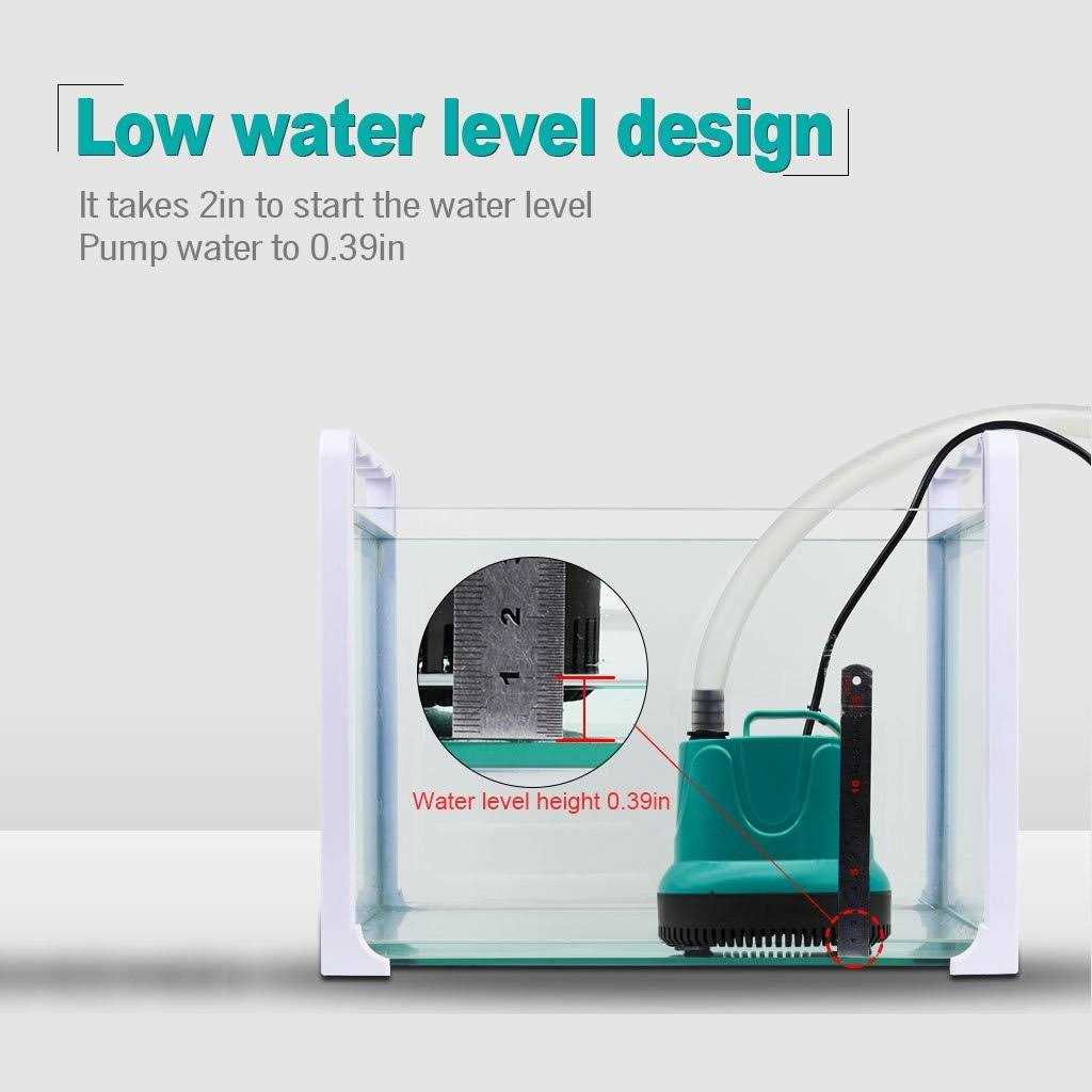 Upettools Submersible Water Pump Ultra Silence Circulation Multifunctional Water Pump with Handle for Pond - Zenithce