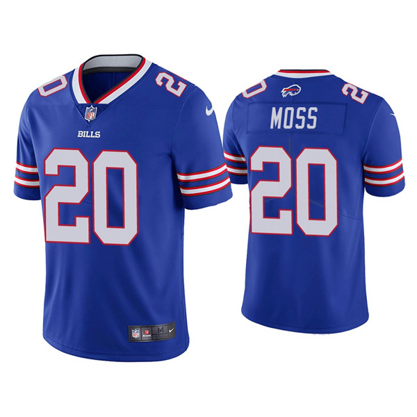 Buffalo Bills #20 Zack Moss Blue Vapor Untouchable Limited Stitched Jersey - Zenithce