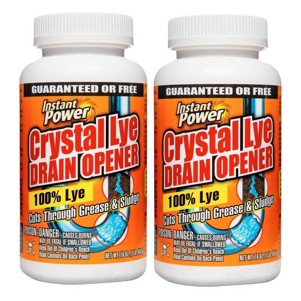 Instant Power Crystal Lye Drain Opener 1650 - Zenithce