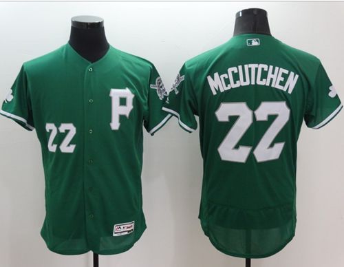 Pirates #22 Andrew McCutchen Green Celtic Flexbase Authentic Collection Stitched Jersey - Zenithce