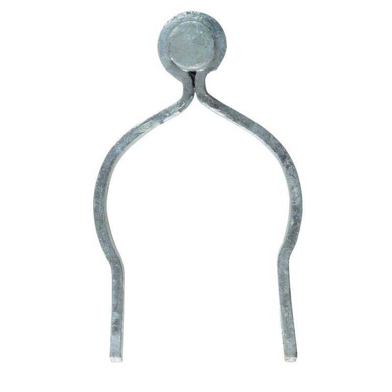 YardGard 96 in. H x 2-3/8 in. W 16 Ga. Metal Chain Link Fence Corner Post - Zenithce