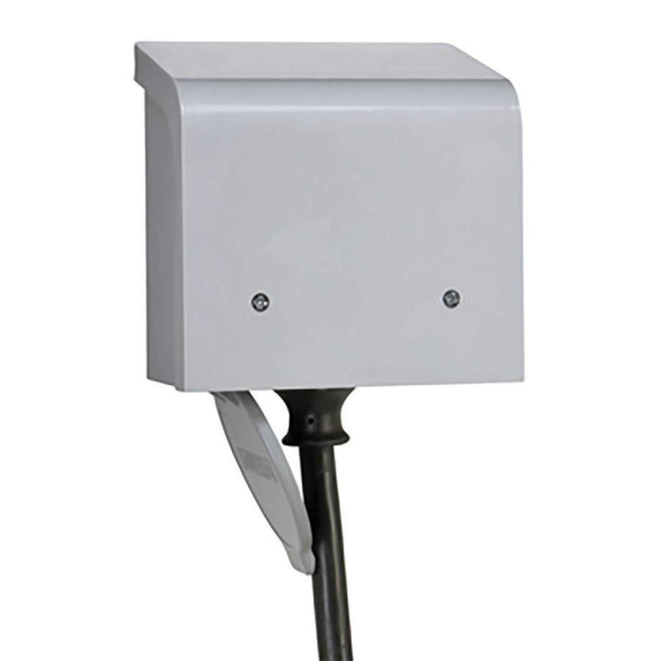 Reliance Controls PB50 50-Amp NEMA 3R Power Inlet Box,Gray - Zenithce