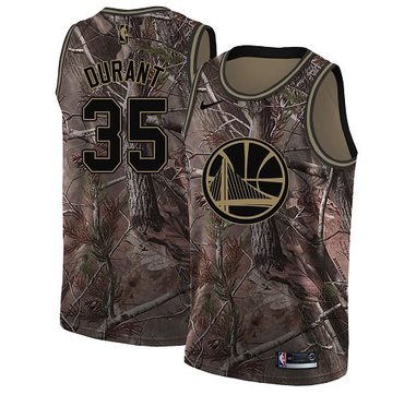 Golden State Warriors #35 Kevin Durant Camo Swingman Realtree Collection Jersey - Zenithce