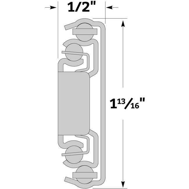 Series 757 100-lb. Over-Travel Centerline Lifetime Slides By Rockler - Zenithce