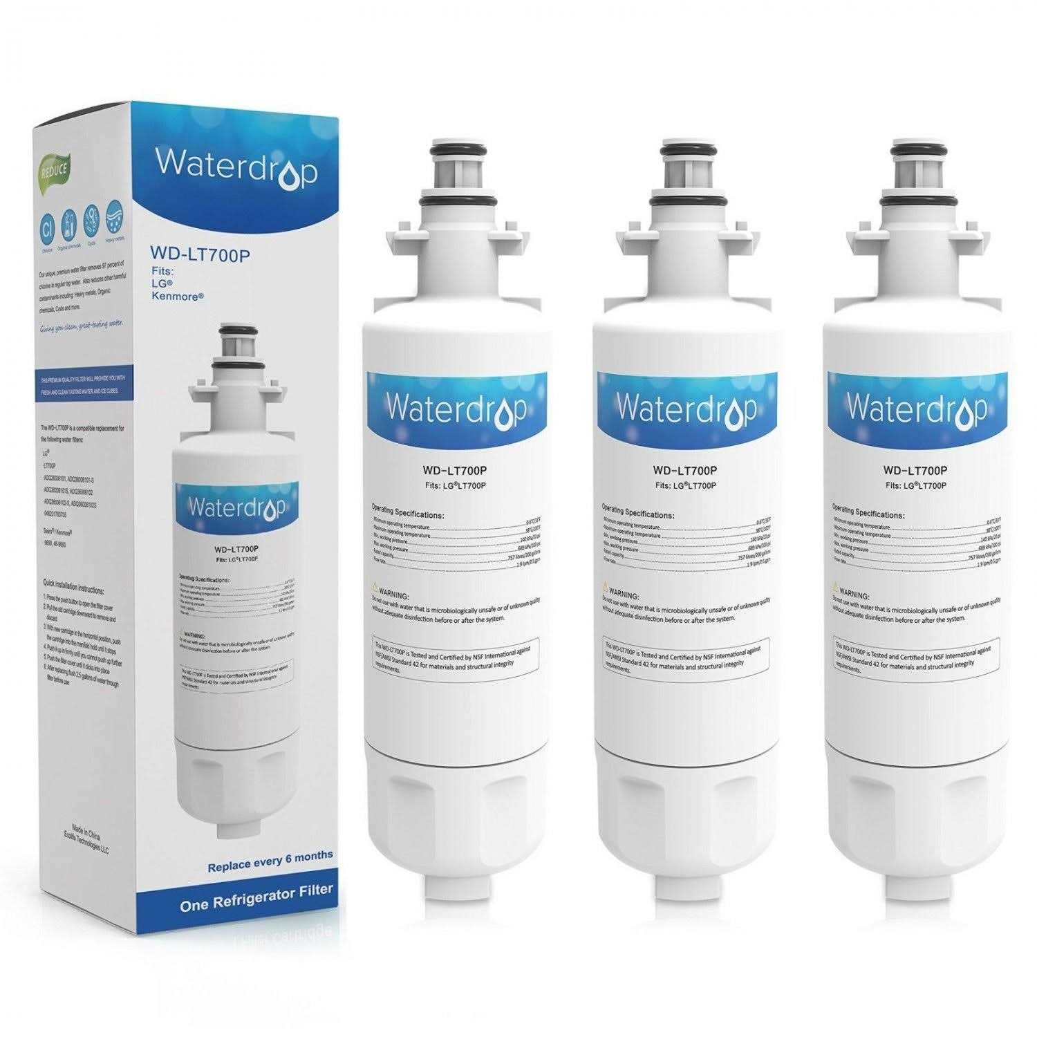 Waterdrop 4396701 Refrigerator Water Filter Replacement for Whirlpool - Zenithce