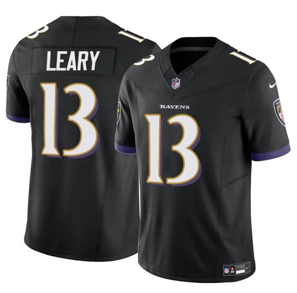 Baltimore Ravens #13 Devin Leary Black 2023 F.U.S.E. Vapor Limited Jersey - Zenithce
