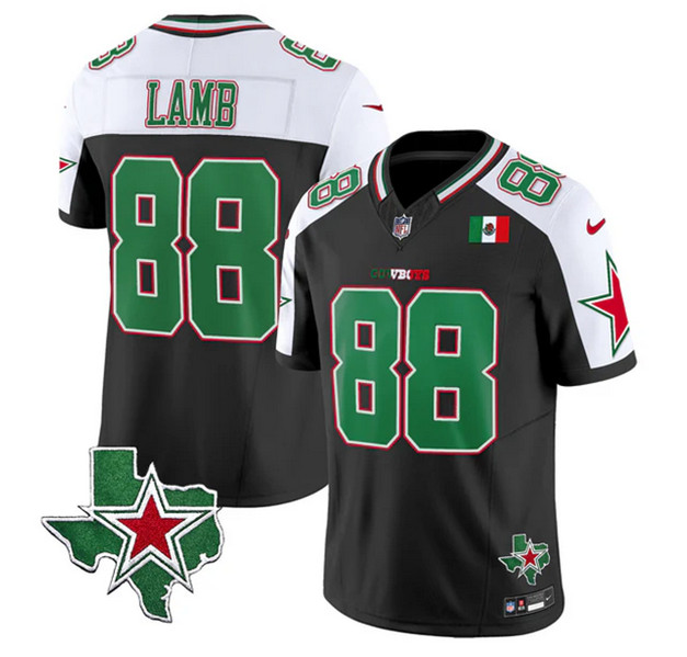 Dallas Cowboys #88 CeeDee Lamb Black 2024 F.U.S.E. Mexico Alternate Vapor Untouchable Limited Stitched Jersey - Zenithce