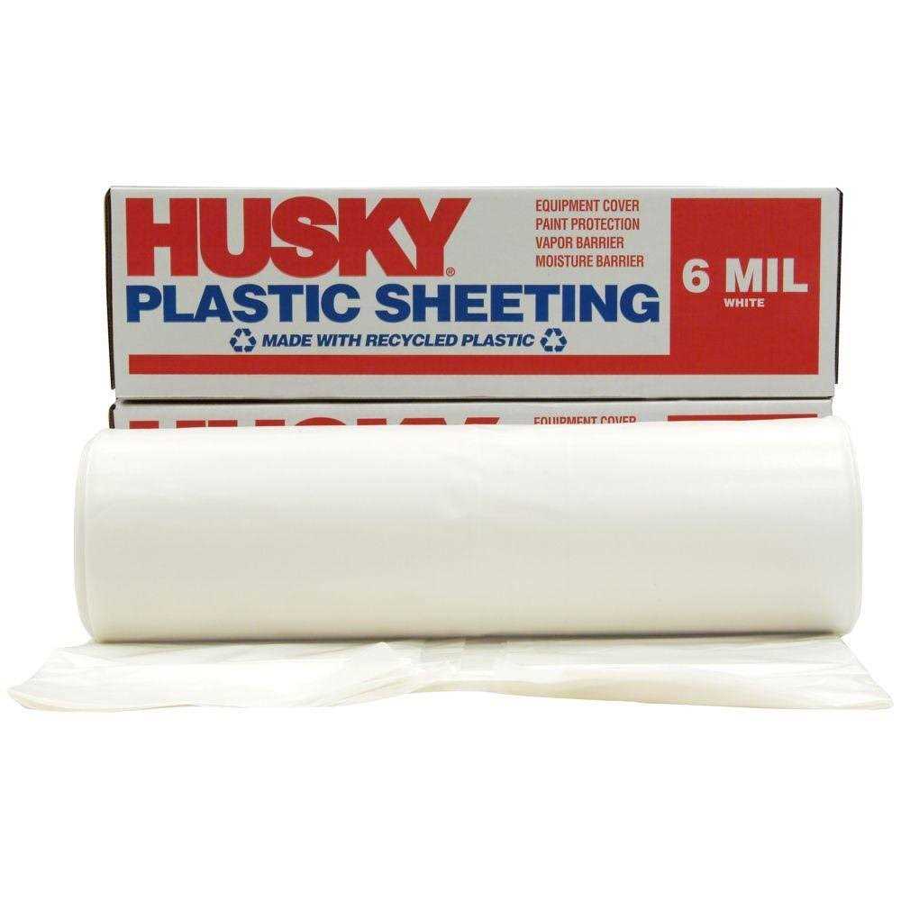 Husky 100 ft mil Plastic Sheeting - Zenithce
