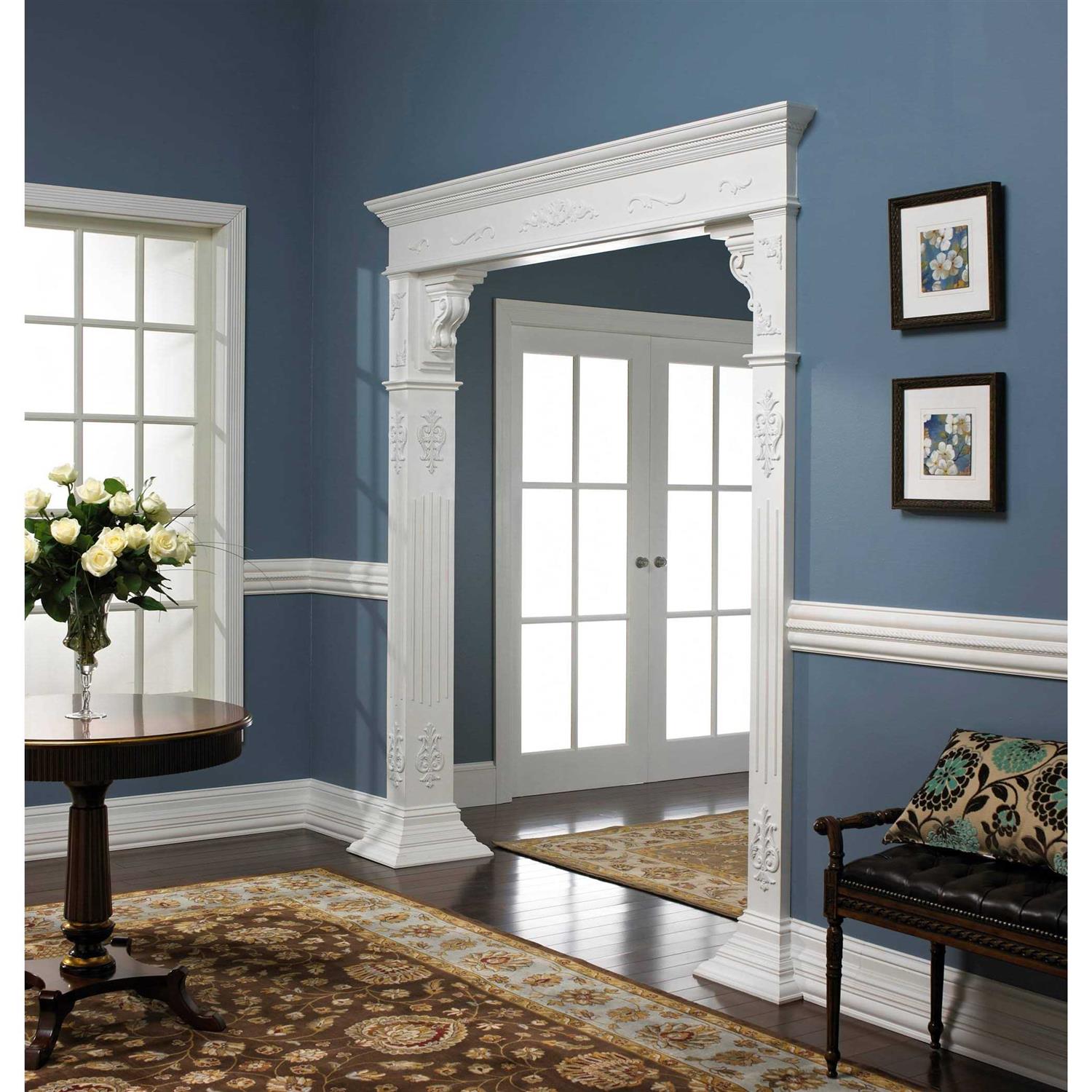 Ornamental Mouldings 3-in x 5-in x 96-in Unfinished Unfinished Wood Decorative Beam - Zenithce