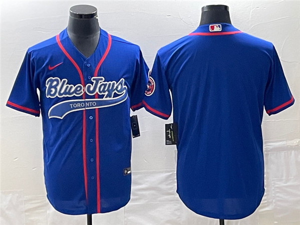 Toronto Blue Jays Blank Royal Cool Base Stitched Jersey - Zenithce