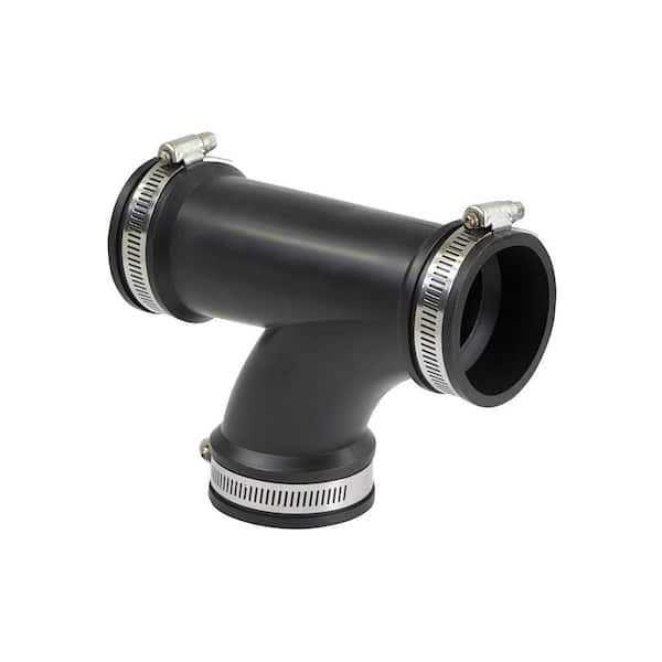 The Plumber’s Choice 3 in. Pvc Flexible Pipe Cap with Stainless Steel Clamps - Zenithce