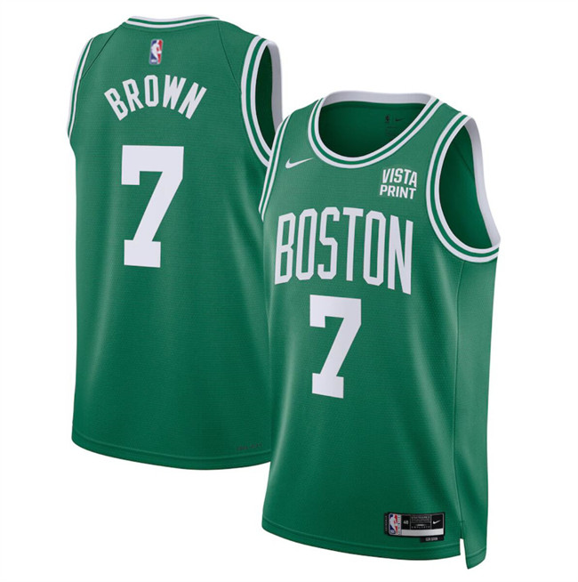 Boston Celtics #7 Jaylen Brown Green Icon Edition Stitched Jersey - Zenithce