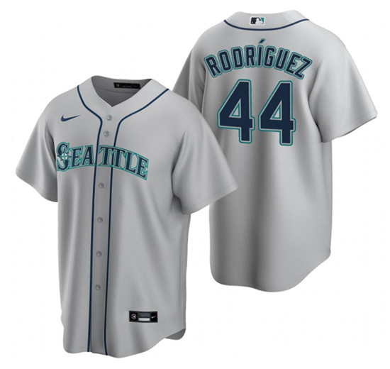 Seattle Mariners #44 Julio Rodríguez Grey Cool Base Stitched Jersey - Zenithce