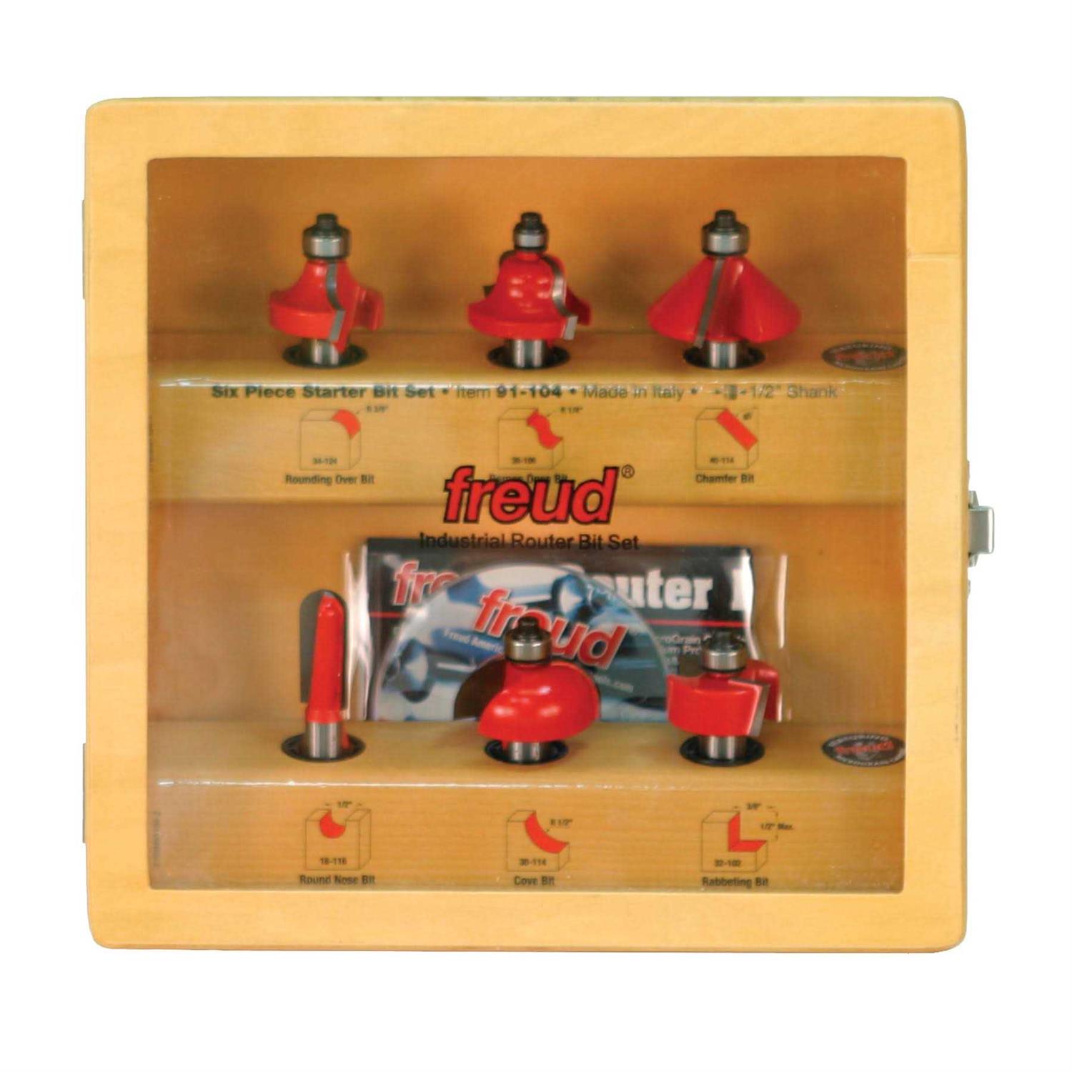 Freud 91-100 13 Piece Super Router Bit Set - Zenithce
