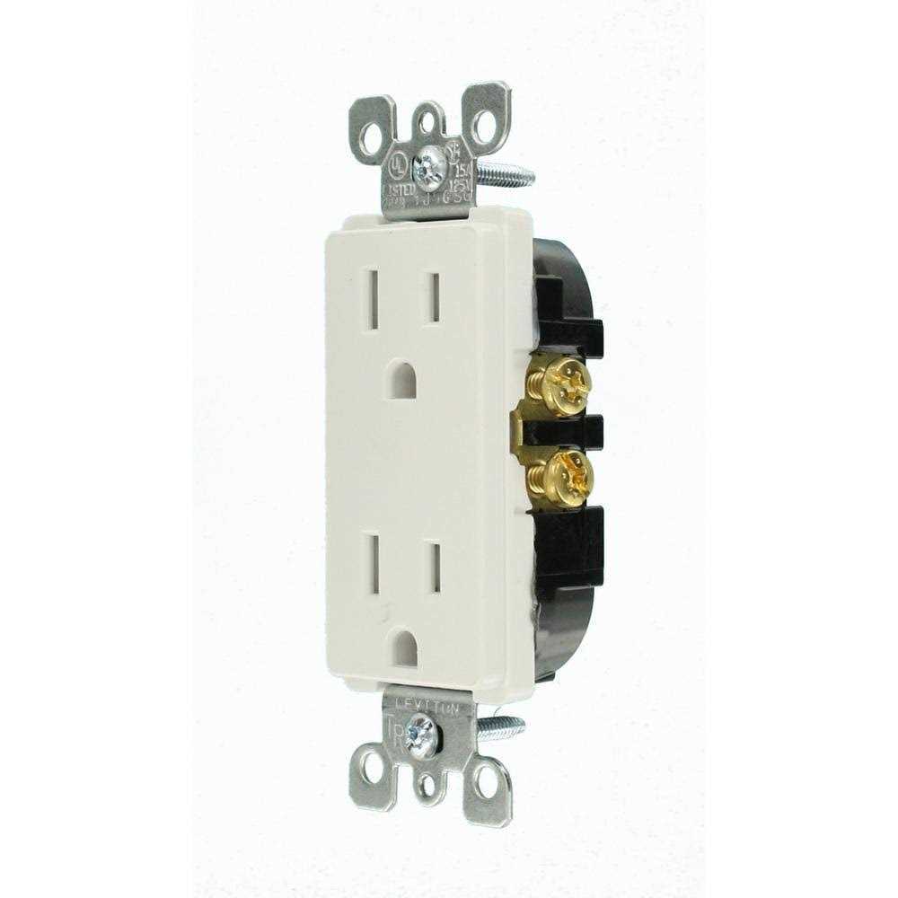 Leviton T5325-GY Duplex Decora Receptacle - Zenithce