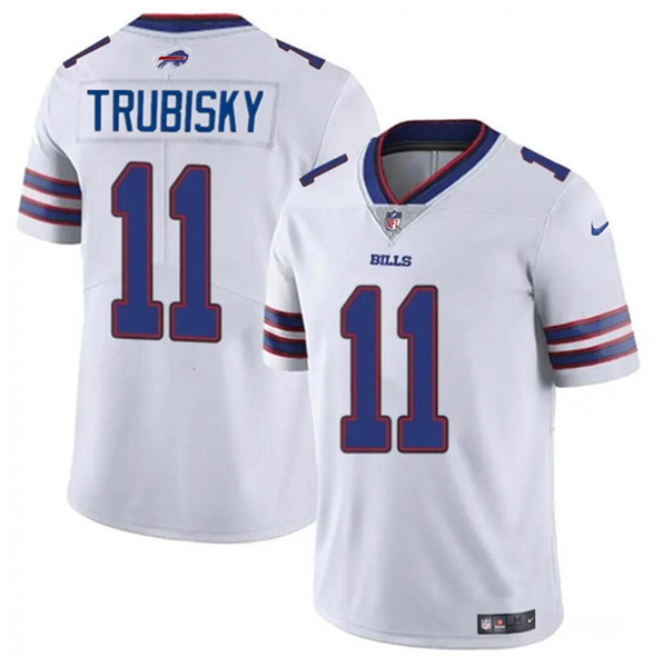 Buffalo Bills #11 Mitch Trubisky White Vapor Untouchable Limited Stitched Jersey - Zenithce