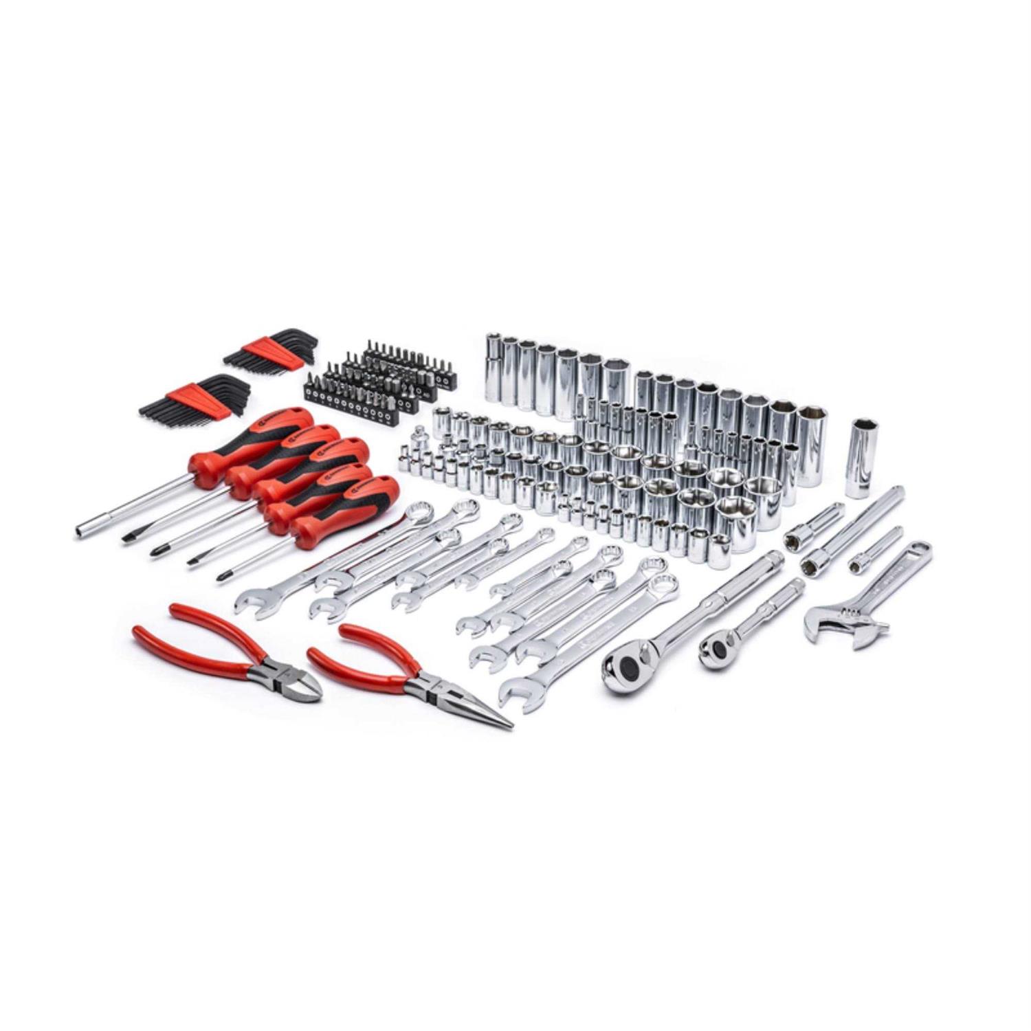 Crescent 180 Piece Professional Tool Set in Tool Storage Case - Zenithce