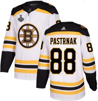 Boston Bruins #88 David Pastrnak White 2019 Stanley Cup Final Bound Breakaway Stitched Adidas Jersey - Zenithce
