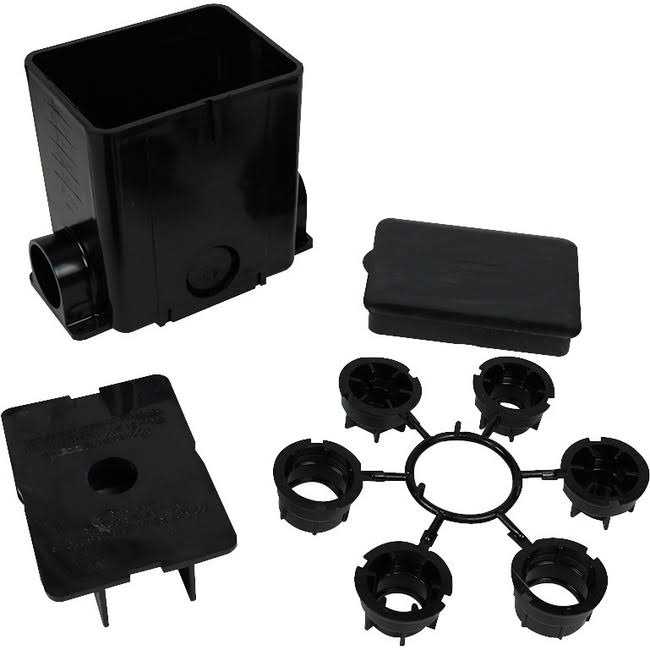 Wiremold 863DPCOM Dual Service Floor Box Kit - Zenithce