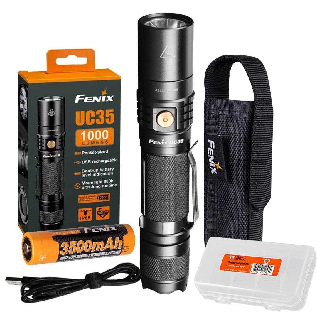 Fenix UC35 V2.0 Rechargeable Flashlight - Zenithce