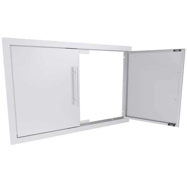 Sunstone Texan 16 in. Stainless Steel Reversible 1-Door Access-Door Unit - Zenithce