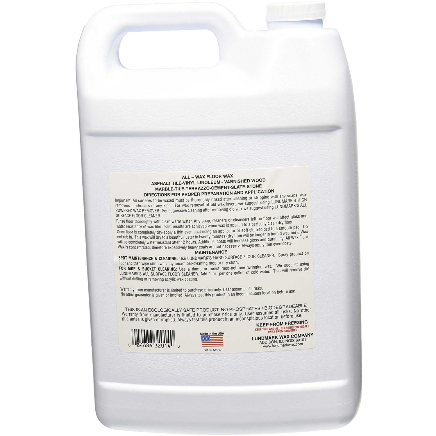 Lundmark Acrylic Floor Wax - Zenithce
