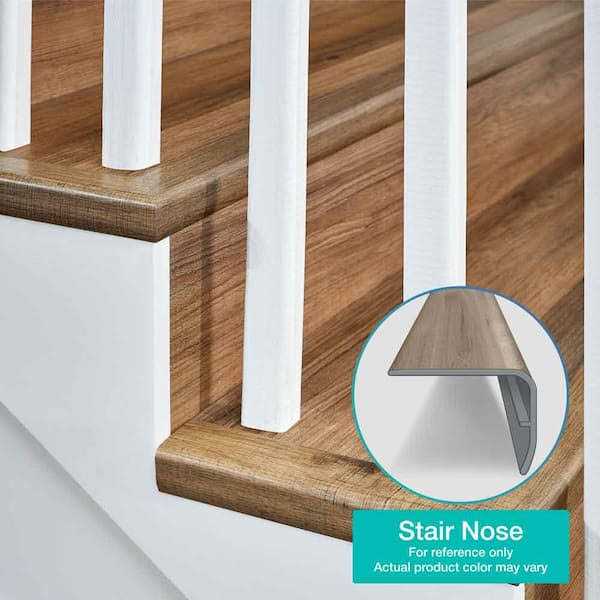 PERFORMANCE ACCESSORIES T x 78.7 in. L Stair Nose Molding - Zenithce