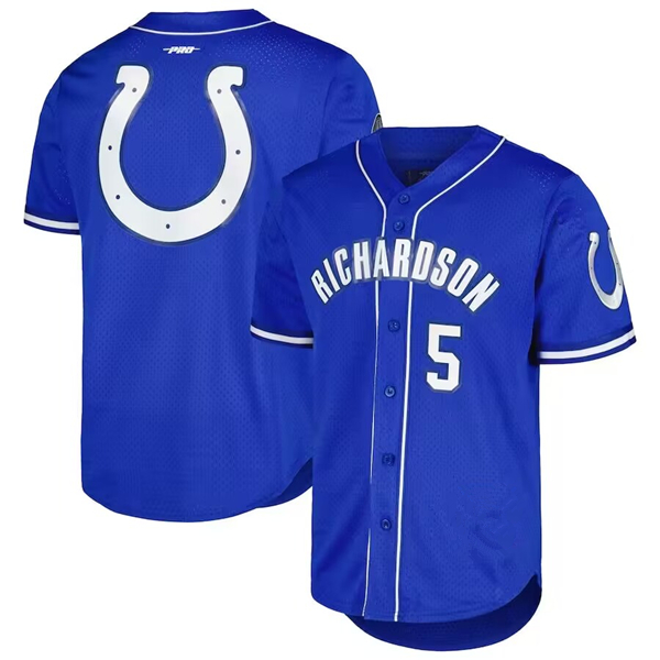 Indianapolis Colts #5 Anthony Richardson Royal Stitched Jersey - Zenithce