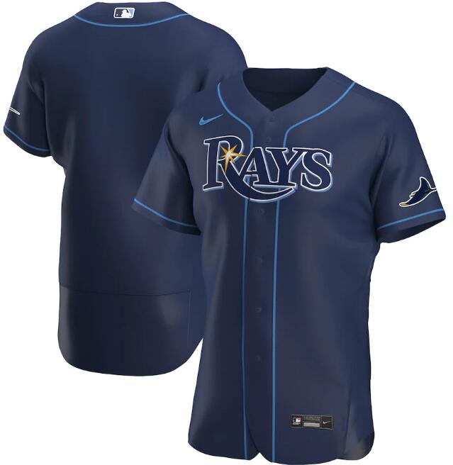 Tampa Bay Rays Blank Navy Flex Base Stitched Jersey - Zenithce