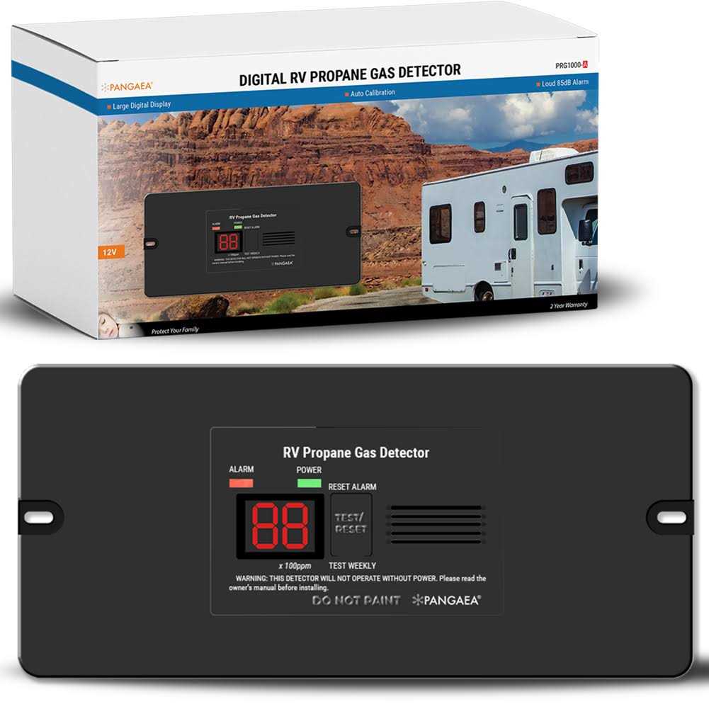 Pangaea Digital RV Propane Gas Detector with 85dB Loud Alarm - Zenithce